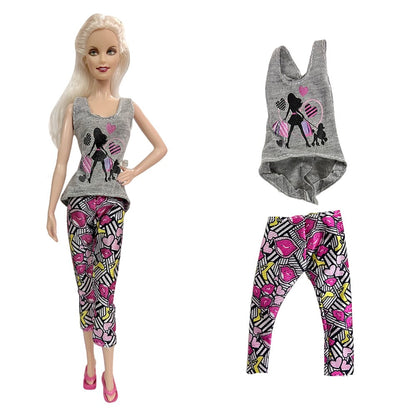 NK  1x Doll Ballet Dress for Barbie Doll Fashion Party Skirt Dollhouse Dancing Clothes for 1/6 BJD FR Doll Accessories Toys JJ