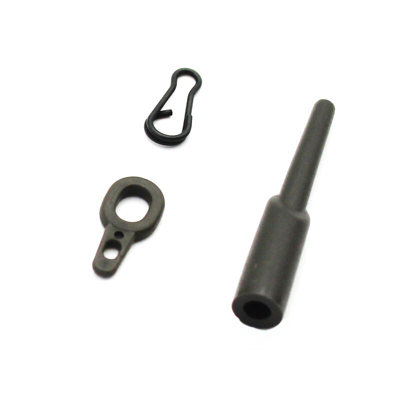 Run Rig Kit Accessories for Carp Fishing Running Rig Ring Rubber Beads for Carp Rigs Hair Rig Tackle