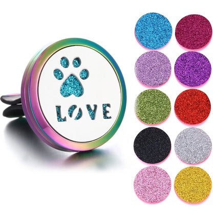 New Aromatherapy Jewelry Car Perfume Air Freshener Car Clip Tree of Life Aroma Essential Oil Diffuser Necklace Locket Pendants