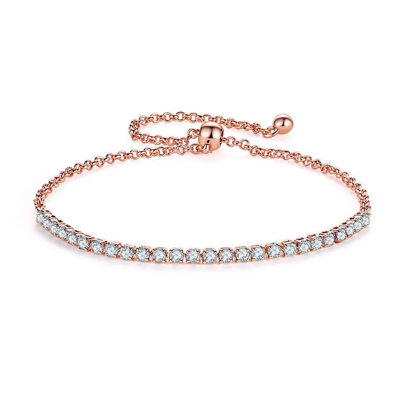 UMODE 4 Colors Cubic Zirconia Tennis Bracelet & Bangles for Women Luxury  Armbanden Voor Vrouwen Bijoux UB0124X