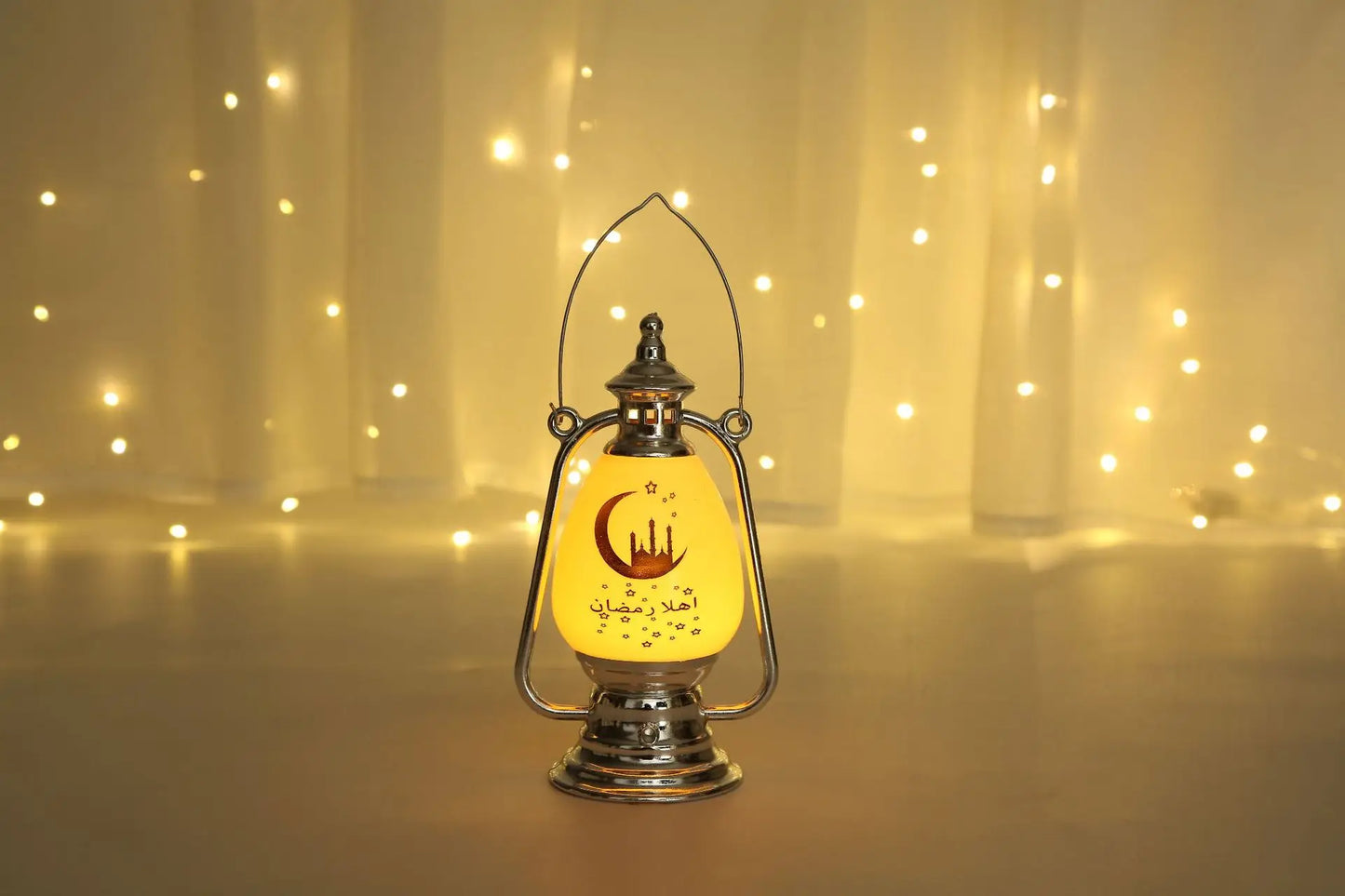 EID Mubarak LED Wind Lights Ramadan Decoration for Islamic Muslim Home Festival Party Decor Ramadan Kareem Eid Al Adha