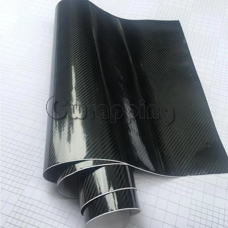 Car Sticker 3d/5d/6d Carbon Fiber Vinyl Wrap Big Texture Super Glossy 5D Carbon Film With Size 50cm*150cm/200cm Waterproof Film