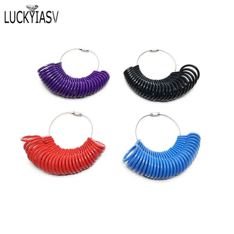 Jewellery Tools Ring Size Mandrel Stick Finger Gauge Ring Sizer Measuring Jewelry Tool Set Ring Size Jewellery Tools