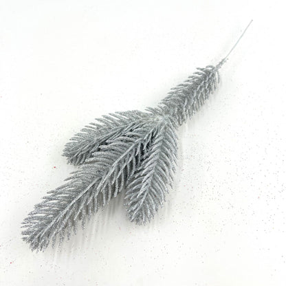 18cm Artificial Pine Branch Ornament Christmas Decoration Christmas Decorative Flower Xmas Decor Christmas Tree Accessories
