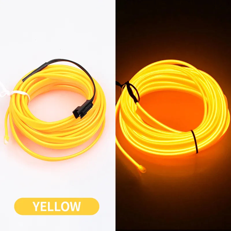 Ambient Lamp RGB Car LED Neon Cold Light Auto Interior Atmosphere Light Refit Decoration Strips Shine Usb/Cigar Lighter/Driver