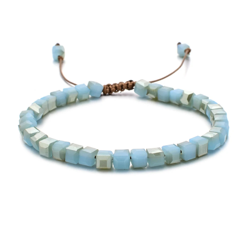 ZMZY Woman Bracelet Wristband Glass Crystal Bracelets Jewelry Accessories Handmade Wristlet Trinket