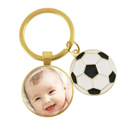 Personalized Custom Keychain Photo Mum Dad Baby Children Grandpa Parents Custom Designed Photo for Family Anniversary