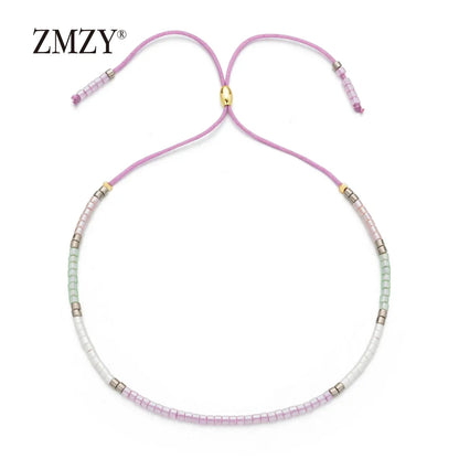 ZMZY Boho Style Miyuki Delica Seed Beads Bracelets for Women Friendship Bracelet Jewelry Colorful Charm Bracelet Femme Handmade