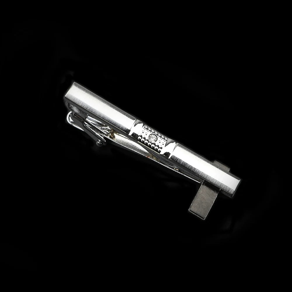 Men's Metal Tie Clip Bright Chrome Stainless Steel Jewelry  Necktie Clips Pin Clasp Clamp Wedding Charm Creative