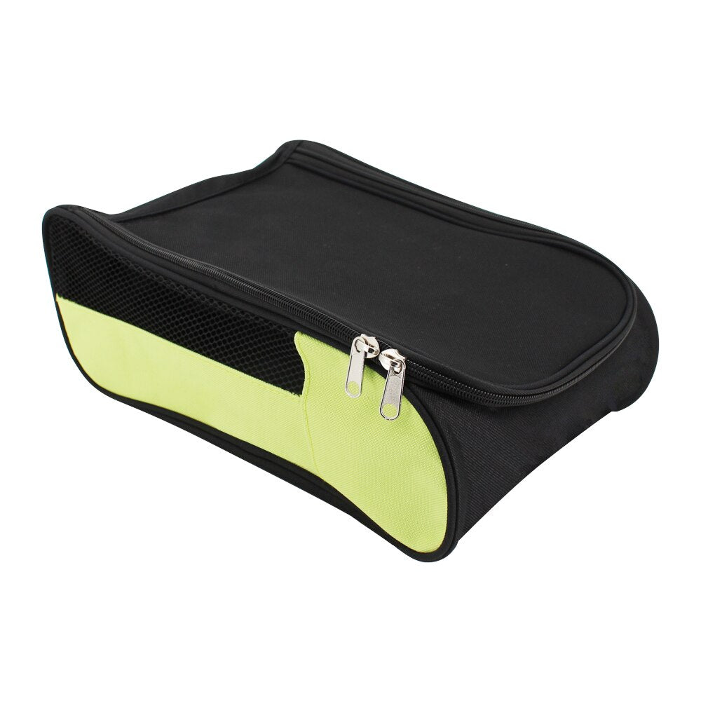 Portable Golf Shoes Bag Zipper Shoe Case Breathable Water Resistant Carrier Shoe Accessory Black Green Red Drop Ship