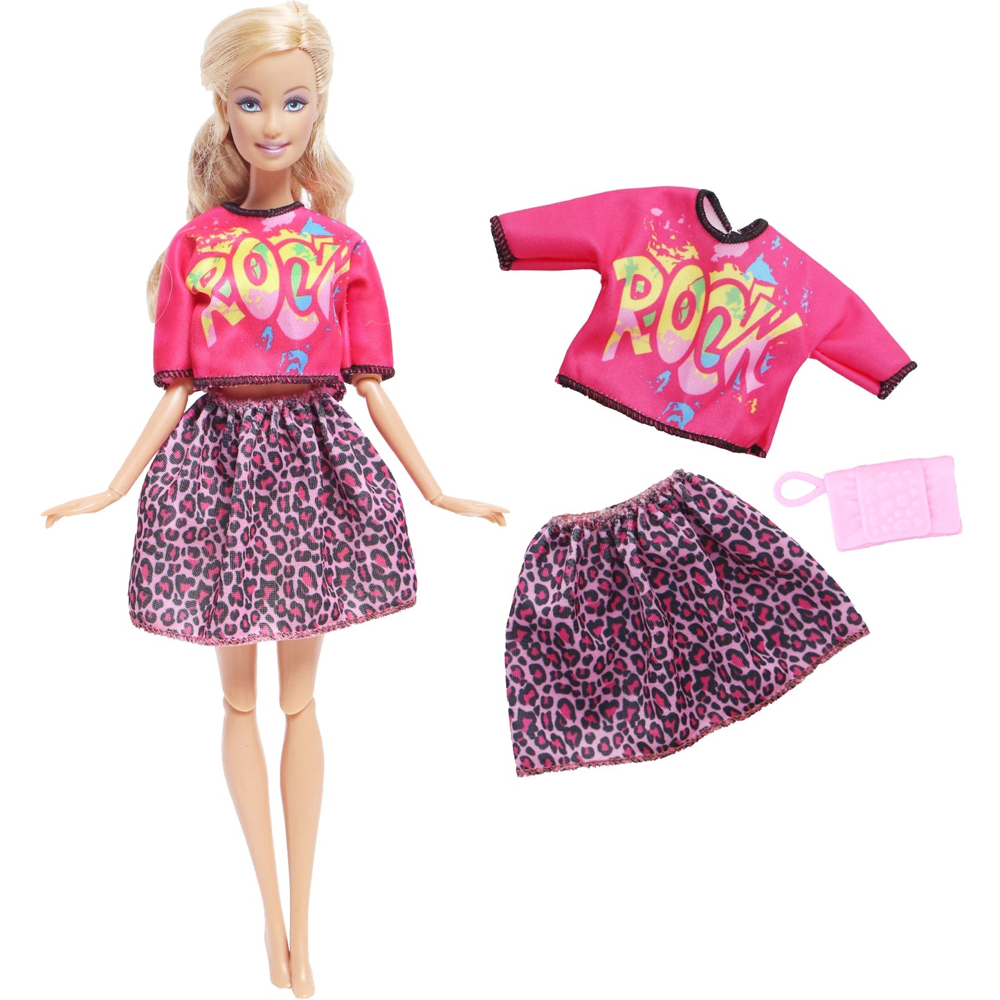 1x Doll Clothes Fashion Dress Daily Wear Skirt Party Gown Blouse Pants Clothes for Barbie Doll Accessories Lovely Girl Baby Toys