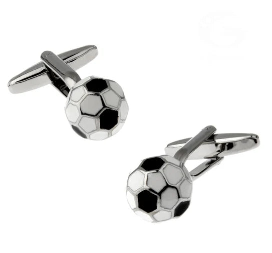 Men's Cufflinks Sport Series Rugby Golf Football Tennis Design Cuff Links for Men Copper Quality