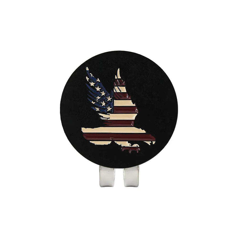 Golf Ball Mark With Golf Hat Clip Magnetic Alloy Birdie One Putt Eagle Tiger Cap Glove Design Golf Marker Men Women Drop Ship