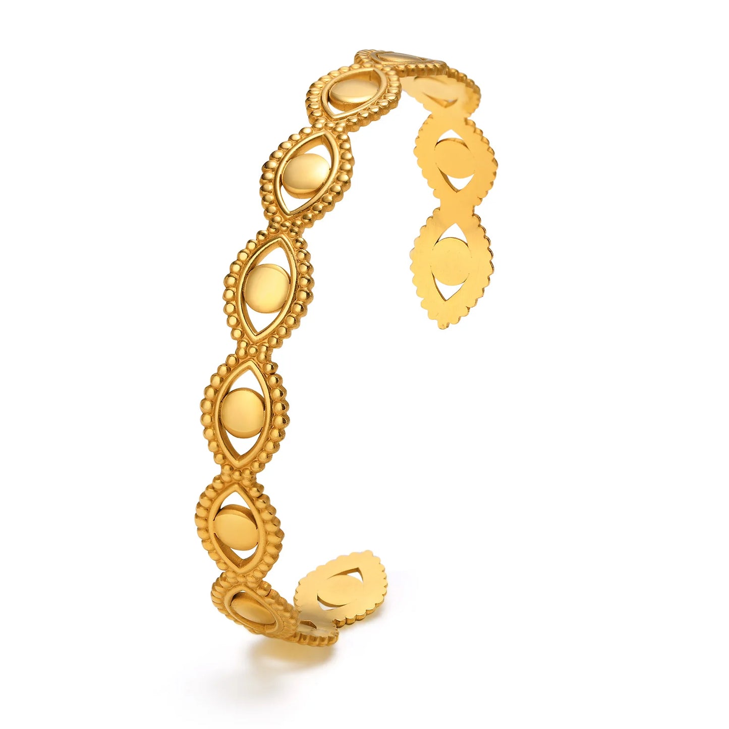 Trendy Round Circular Open Knot Cuff Bangle Bracelets for Women Elegant GoldColor Jewelry Noeud Armband Pulseiras