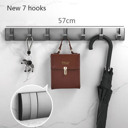 Black Golden Robe Hooks Folding Towel Hanger Nail Installation Wall Hooks C