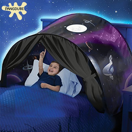 Kids Bed Tent Children Dream Bed Tents With Storage Pocket Girl Bed Tent Kids Room Decor Kid Toys