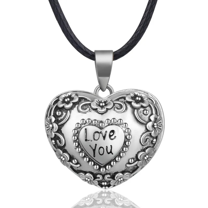 Eudora Harmony Ball Pendant Necklace Pregnancy Chime Ball Mexcian Bola Pendants Wishing Balls Fine Jewelry for Women