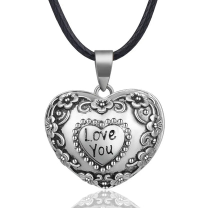 Eudora Harmony Ball Pendant Necklace Pregnancy Chime Ball Mexcian Bola Pendants Wishing Balls Fine Jewelry for Women