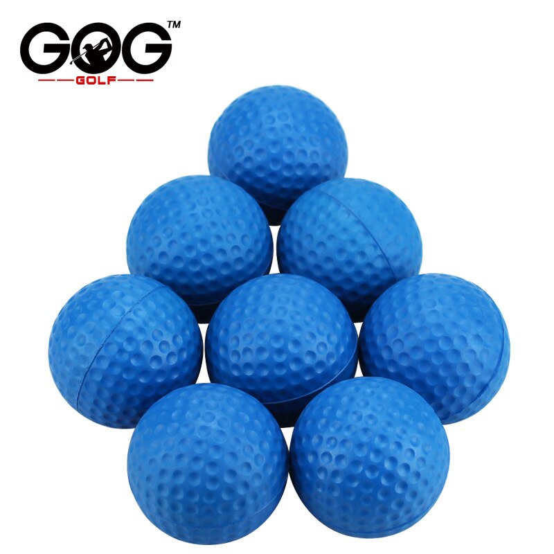 New Brand 50 Pcs/Bag Red Indoor Outdoor Training Practice Golf Sports Elastic PU Foam Balls