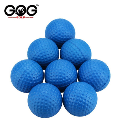 New Brand 50 Pcs/Bag Red Indoor Outdoor Training Practice Golf Sports Elastic PU Foam Balls