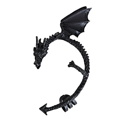 Retro Vintage Gothic Rock Punk Twine Dragon Shape Ear Cuff  Earring Earrings for Women Men  Earrings
