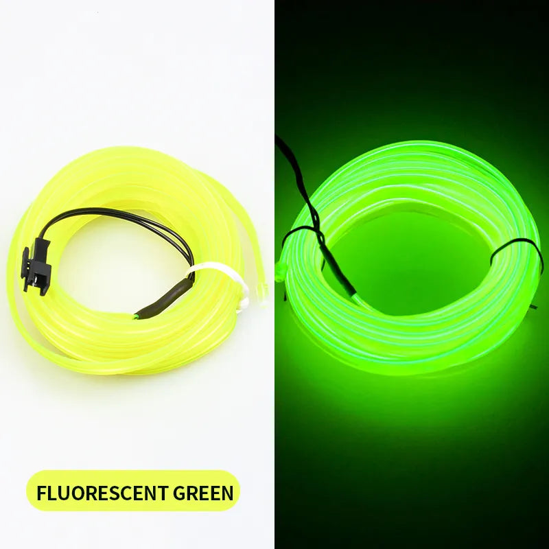 Ambient Lamp RGB Car LED Neon Cold Light Auto Interior Atmosphere Light Refit Decoration Strips Shine Usb/Cigar Lighter/Driver
