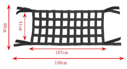 SHINEKA Top Roof Bed Waterproof Cover Rest Storage Network for Jeep Wrangler TJ JK JKU JL 1997-2019 Exterior Accessories