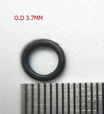 Rompin 100pcs/Bag 3.1mm 3.7mm Carp Fishing Round Rig Ring Fishing Tackle Accessories Quick Change O Rings