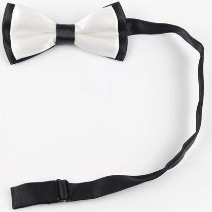 Solid Color Children Belt Bowtie Set Baby Boys Suspenders Polyester Y-Back Braces Two Colors Bow Tie Adjustable Elastic Kids