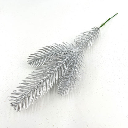 18cm Artificial Pine Branch Ornament Christmas Decoration Christmas Decorative Flower Xmas Decor Christmas Tree Accessories