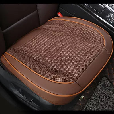 3D Leather Flax Car Seat Cover Cushion  Front Rear Protector for VolksWagen Passat Toyota Honda Ford Chevrolet Mazda Peugeot KIA