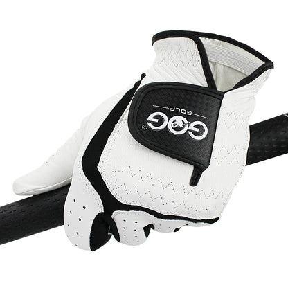 Pack 1 Pcs Golf Gloves Men Cabretta Leather Breathable Left/Right LH/RH Hand Non-Slip Men Golf Glove