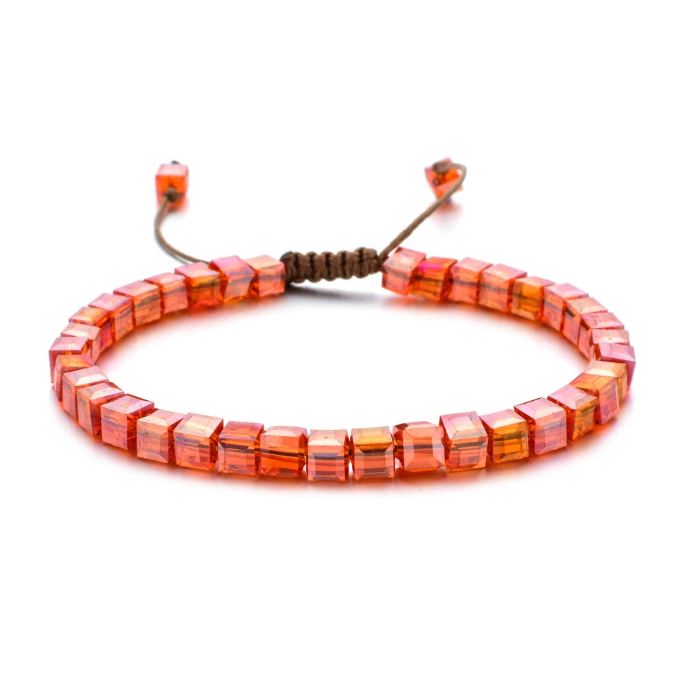 ZMZY Woman Bracelet Wristband Glass Crystal Bracelets Jewelry Accessories Handmade Wristlet Trinket