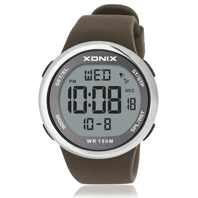 GOLDEN Sports Classics Men Relogio Masculino LED Digital Diving Swimming Reloj Hombre  Acrylic Mirror Sumergible Wristwatch NY