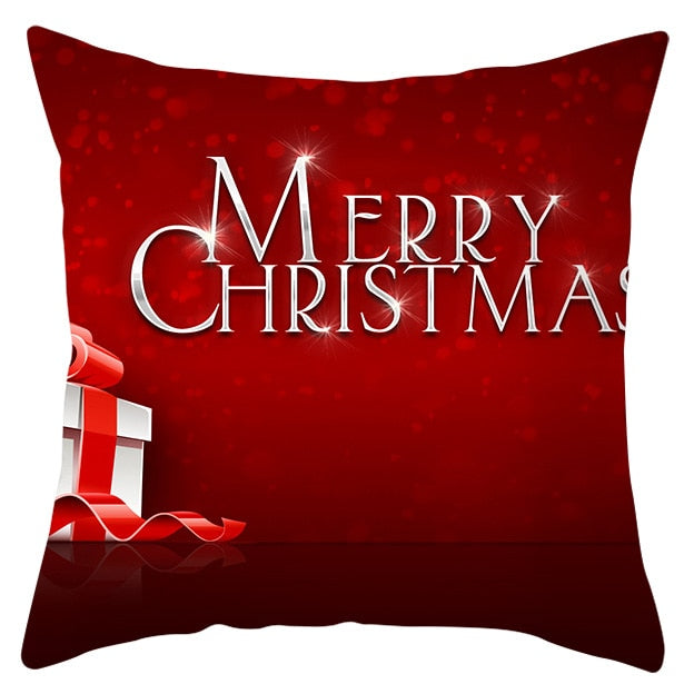 45x45cm Santa Claus Christmas Pillowcase Merry Christmas Decor for Home Christmas Ornament Xmas