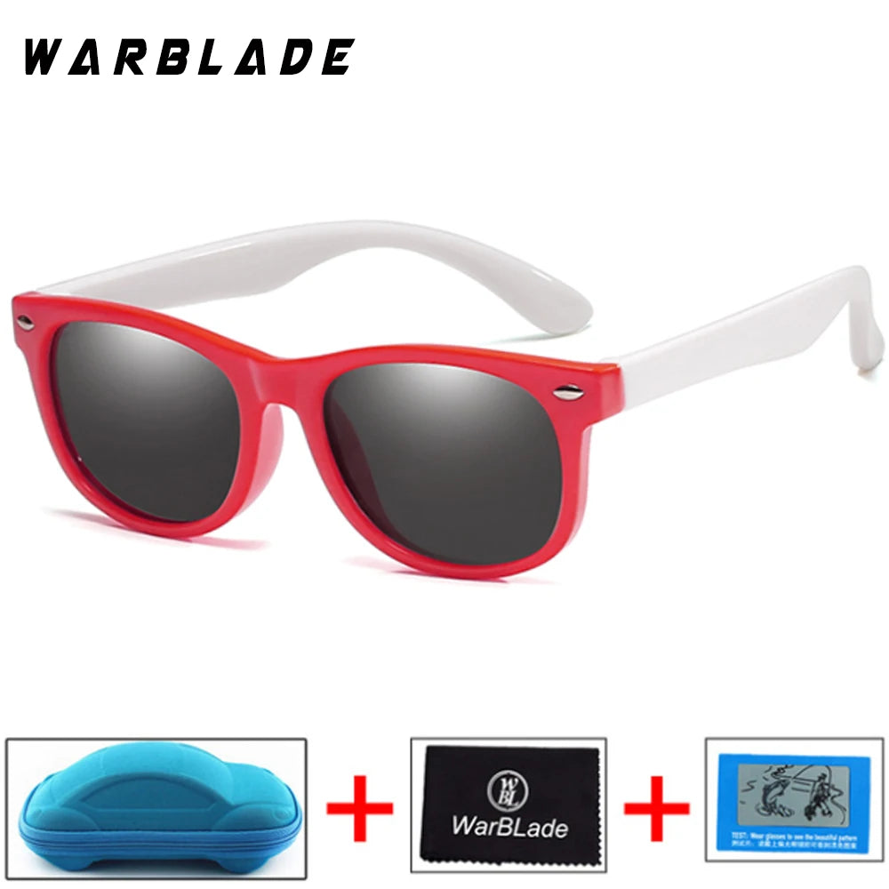 New Kids Polarized Sunglasses Children Boys Girl Sun Glasses Silicone Safety Glasses UV400 Eyewear Baby Shades Oculos With Boxes