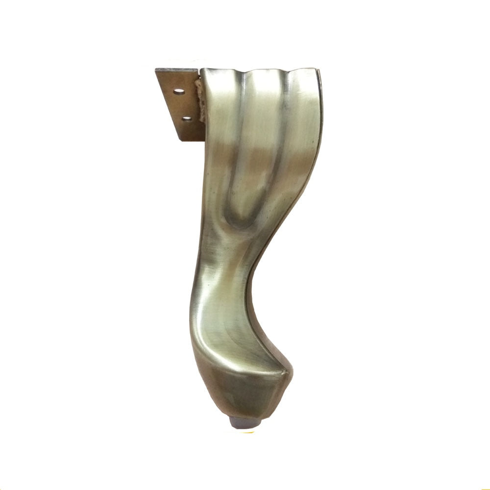 4pcs Furniture Feet Bronze Plated Metal Sofa Legs Snake-Shaped Cabinets Feet Bed TV Cabinet Legs 14cm Height