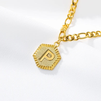A-Z Initial Letter Anklets for Women Stainless Steel Anklet  21cm + 10cm Figaro Chain Summer Beach Accessories Jewelry