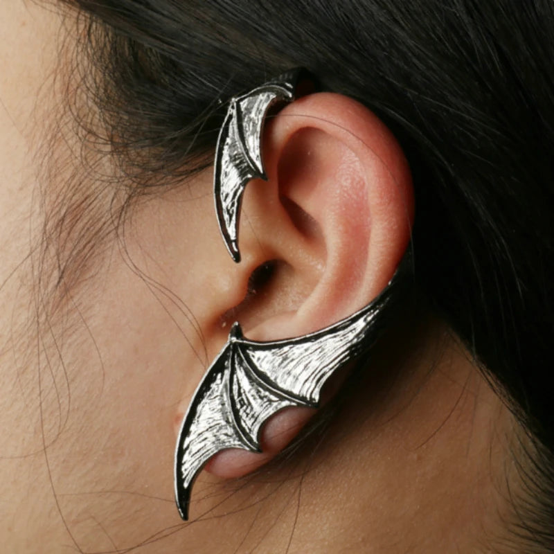 Retro Vintage Gothic Rock Punk Twine Dragon Shape Ear Cuff  Earring Earrings for Women Men  Earrings