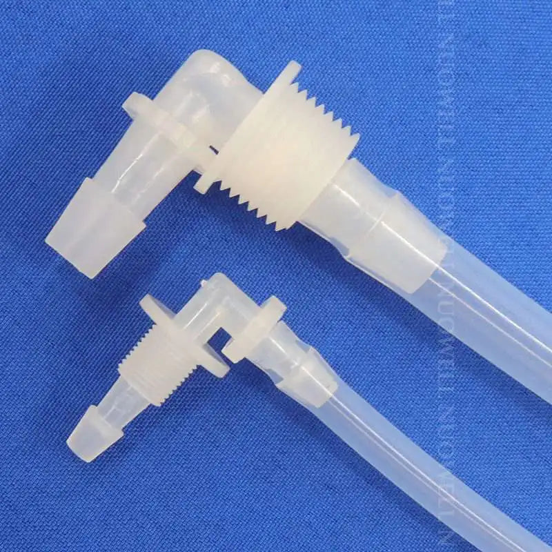 5~200pcs M6 M8 G1/8~g1/2 Thread to 2-12mm PP Bulkhead Union Elbow Connectors Hex Nut Aquarium Fish Tank Air Pump Hose Connector