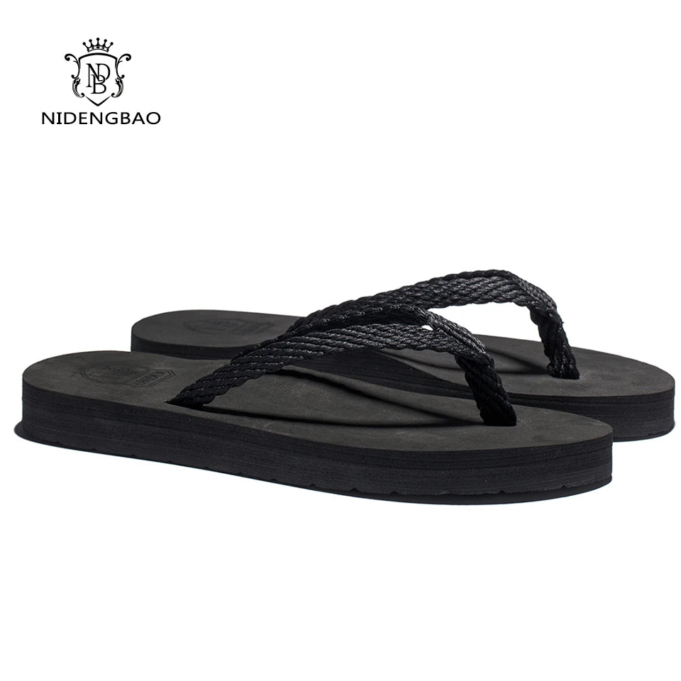 Summer Woman Shoes Platform Slippers Women Beach Flip Flops Comfortable Sandals Slippers for Women Black Ladies Shoes