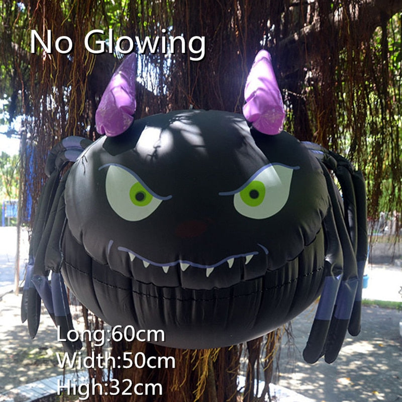Large Christmas Halloween Outdoor Decoration Thick Inflatable Pumpkin PVC Hanging Halloween Party Bar Haunted House Decoration