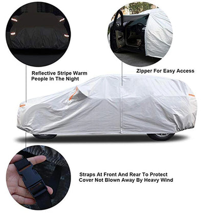 Kayme Waterproof Car Covers Outdoor Sun Protection Cover for Car for BMW E46 E60 E39 X5 X6 X3 Z4 E90 E36 E34 E30 F10 F30 Sedan