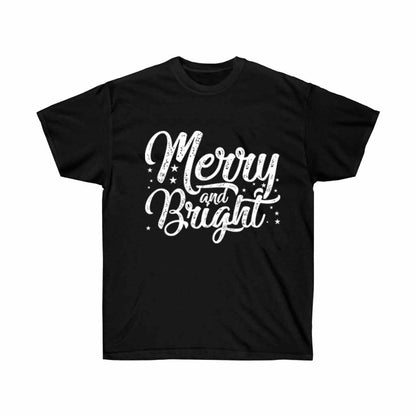 Merry and Bright Christmas Tshirt