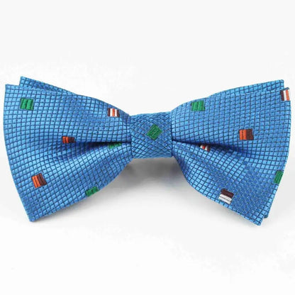 Plaid Children Bowtie Polester Bowties Baby Kid Kids Classical Pet Striped Butterfly Bow Tie Elk Bike Umbrella Dog Car