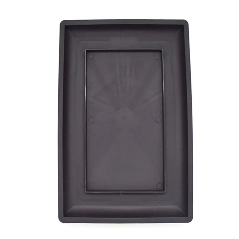 Imitation Tray for Imitation Plastic Rectangle Flower Pots Tray Suitable S & M & L Imitation Purple Sand Balcony Flower Pots 1p