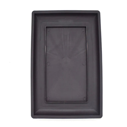 Imitation Tray for Imitation Plastic Rectangle Flower Pots Tray Suitable S & M & L Imitation Purple Sand Balcony Flower Pots 1p