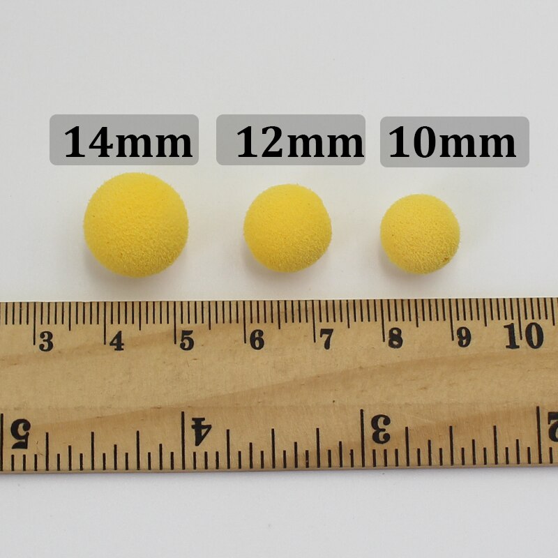 12/15pcs Carp Fishing Accessories Foam Boilies for Zig Rig Hair Chod Ronnie Rig Pop UP Boilies for Carp Fishing Tackle Equipment