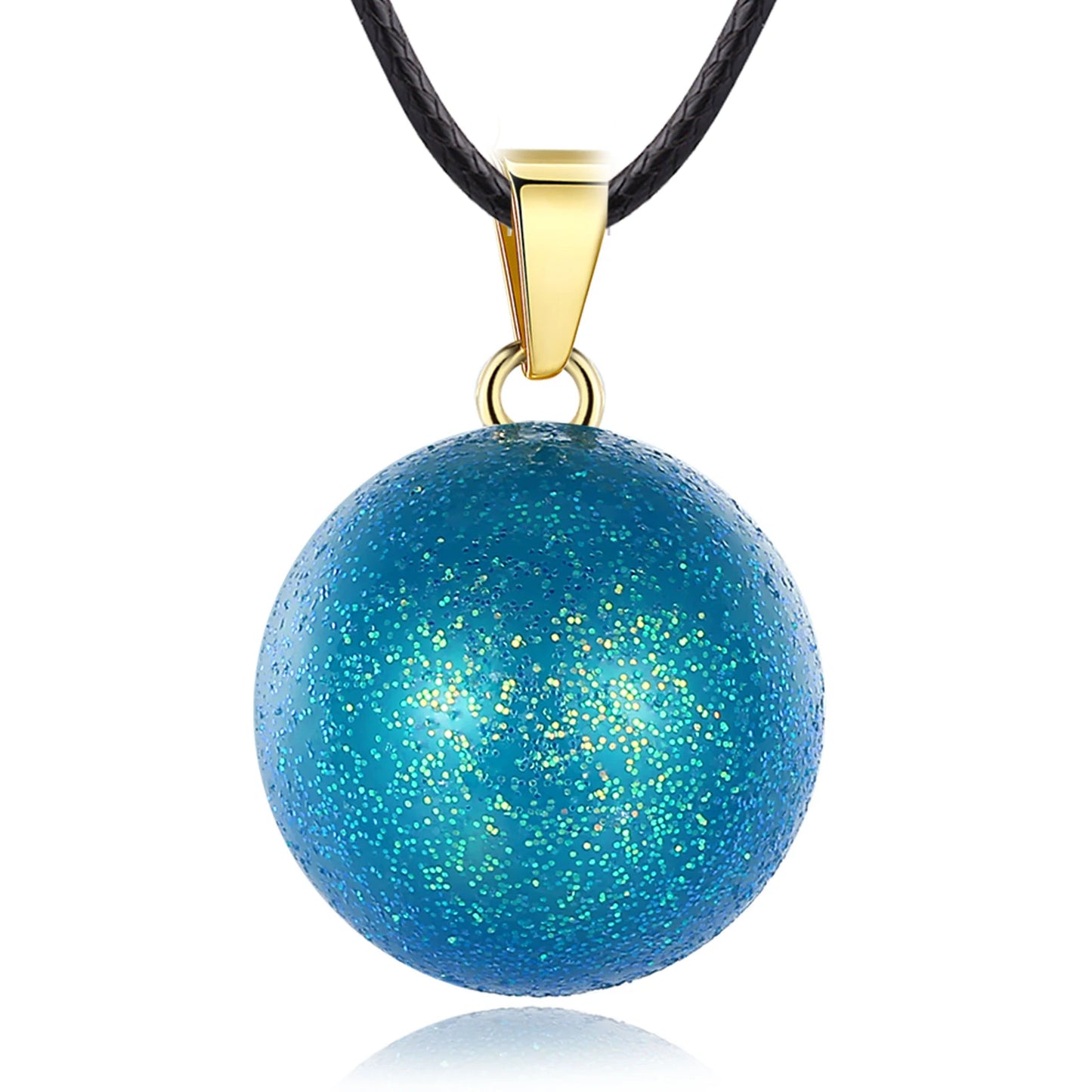 Eudora Harmony Ball Pendant Necklace Pregnancy Chime Ball Mexcian Bola Pendants Wishing Balls Fine Jewelry for Women