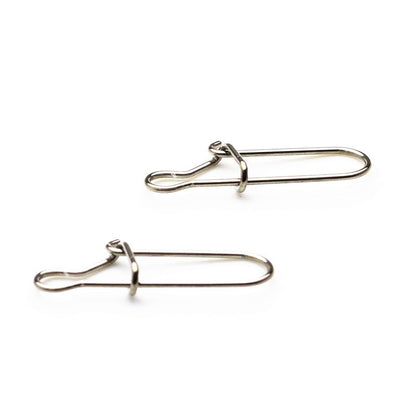 50pcs/Box Stainless Steel Fishing Connector Hooked Snap  Barrel Swivel Hook Lure Carp Tool Accessories Goods for Fishing